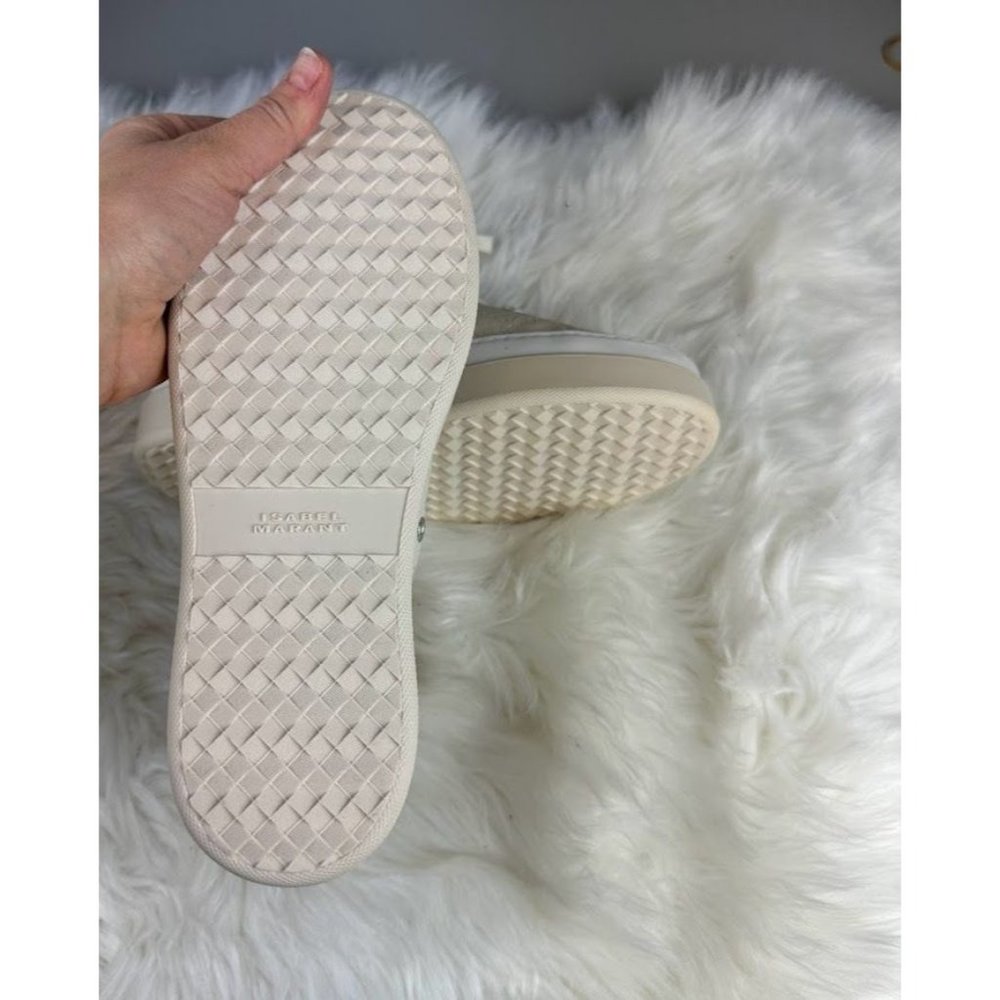 Isabel Marant Austen High Sneaker in Ecru - Picture 6 of 6